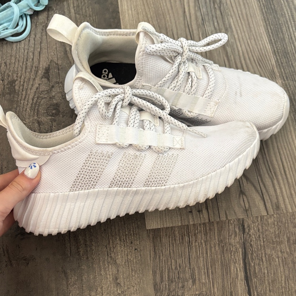 Adidas Kids White Sneakers